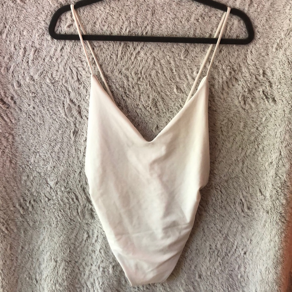 Tobi Brand New White One Piece Bathing Suit